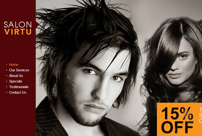 New Custom Web Development: Salon Virtu