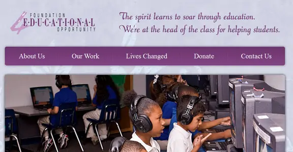 Custom Web Development Project Launched: Foundation for Educational Opportunity