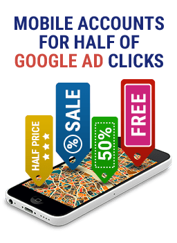 Mobile Accounts for Half of Google Ad Clicks